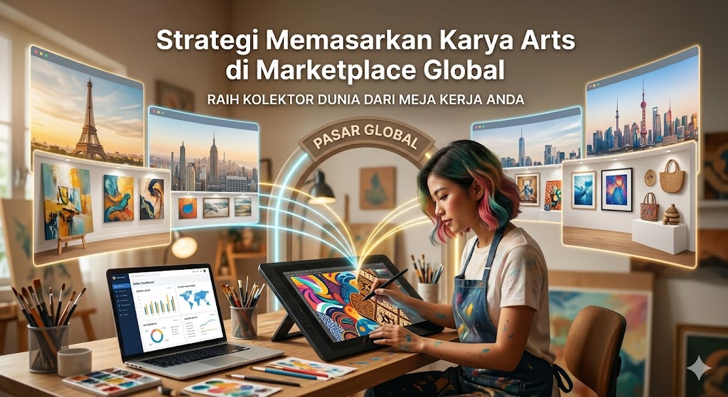 Strategi Memasarkan Karya Arts di Marketplace Global